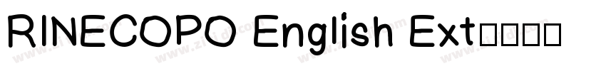RINECOPO English Ext字体转换